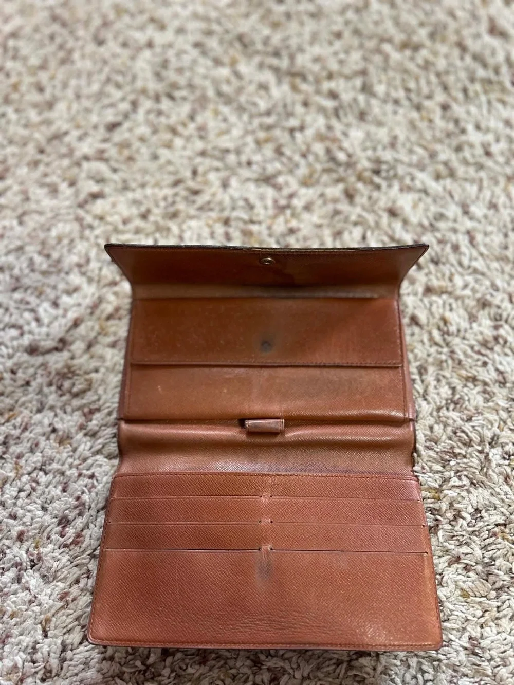 Louis Vuitton Monogram Canvas Black/Brown Continental Wallet